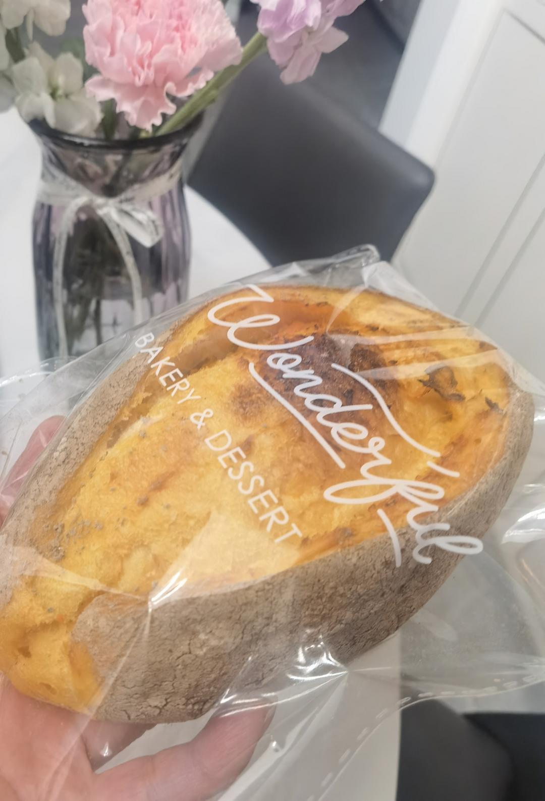 低油低糖的糖心烟薯软欧