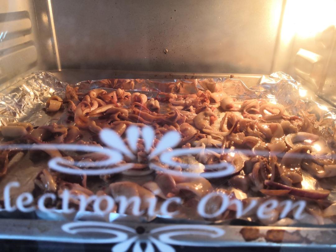 烤鱿鱼（烤箱版）秒杀铁板烧
