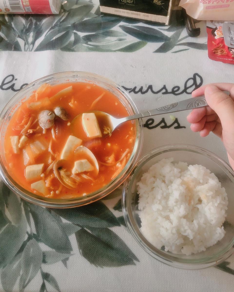 韩式辣泡菜豆腐汤