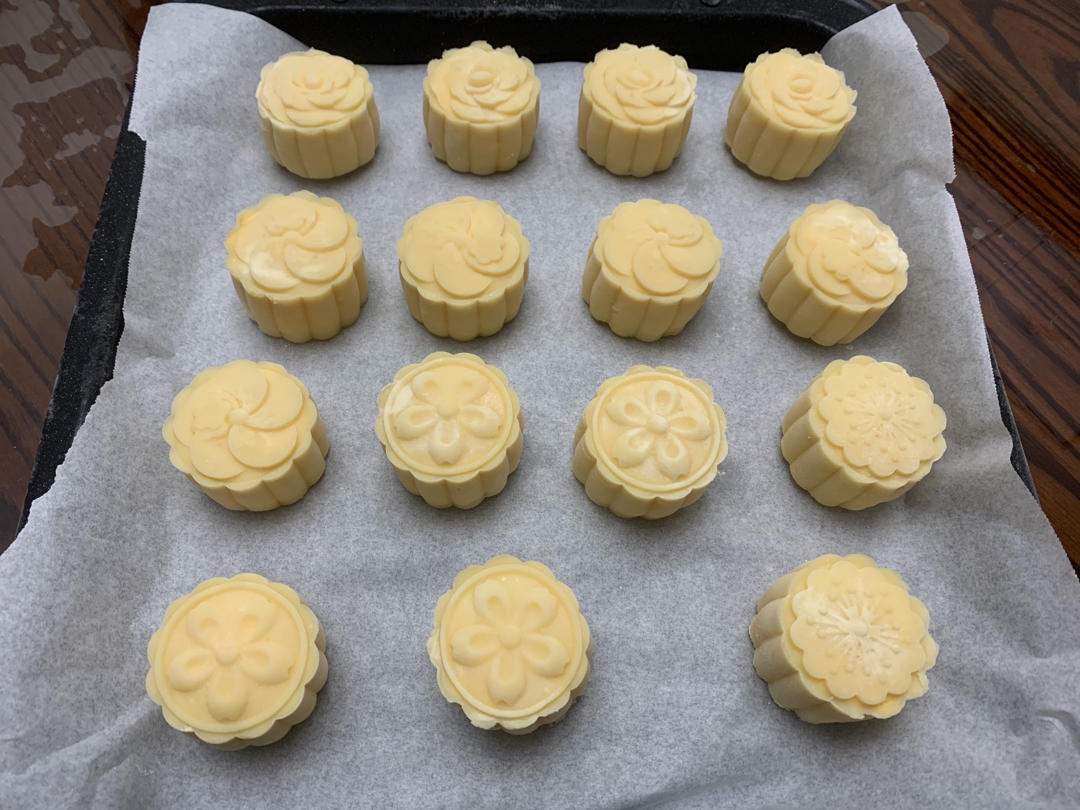 流心奶黄月饼（无吉士粉/转化糖浆版本）【曼食慢语】
