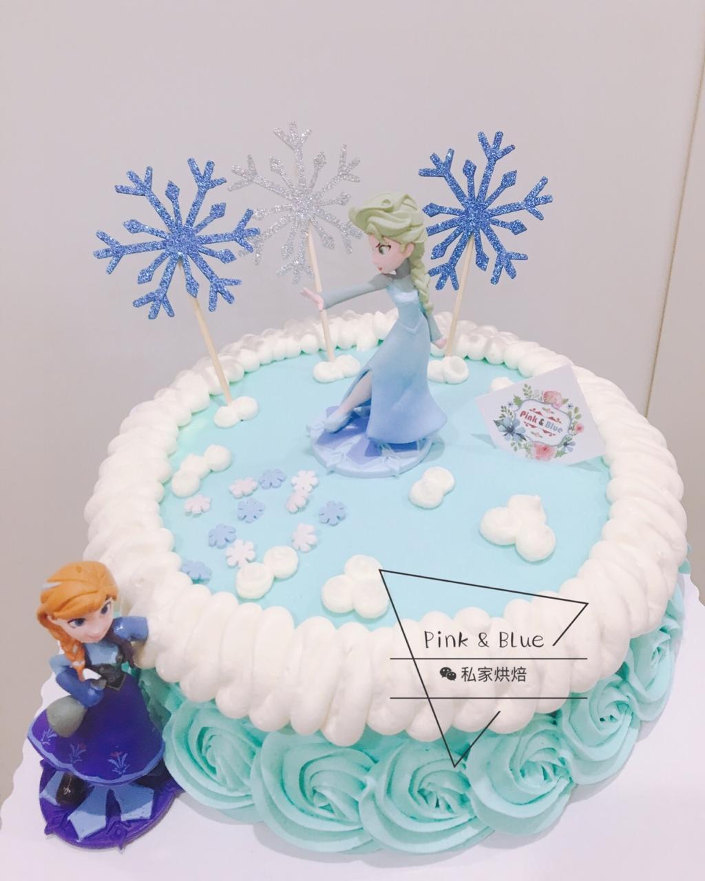 冰雪奇缘蛋糕