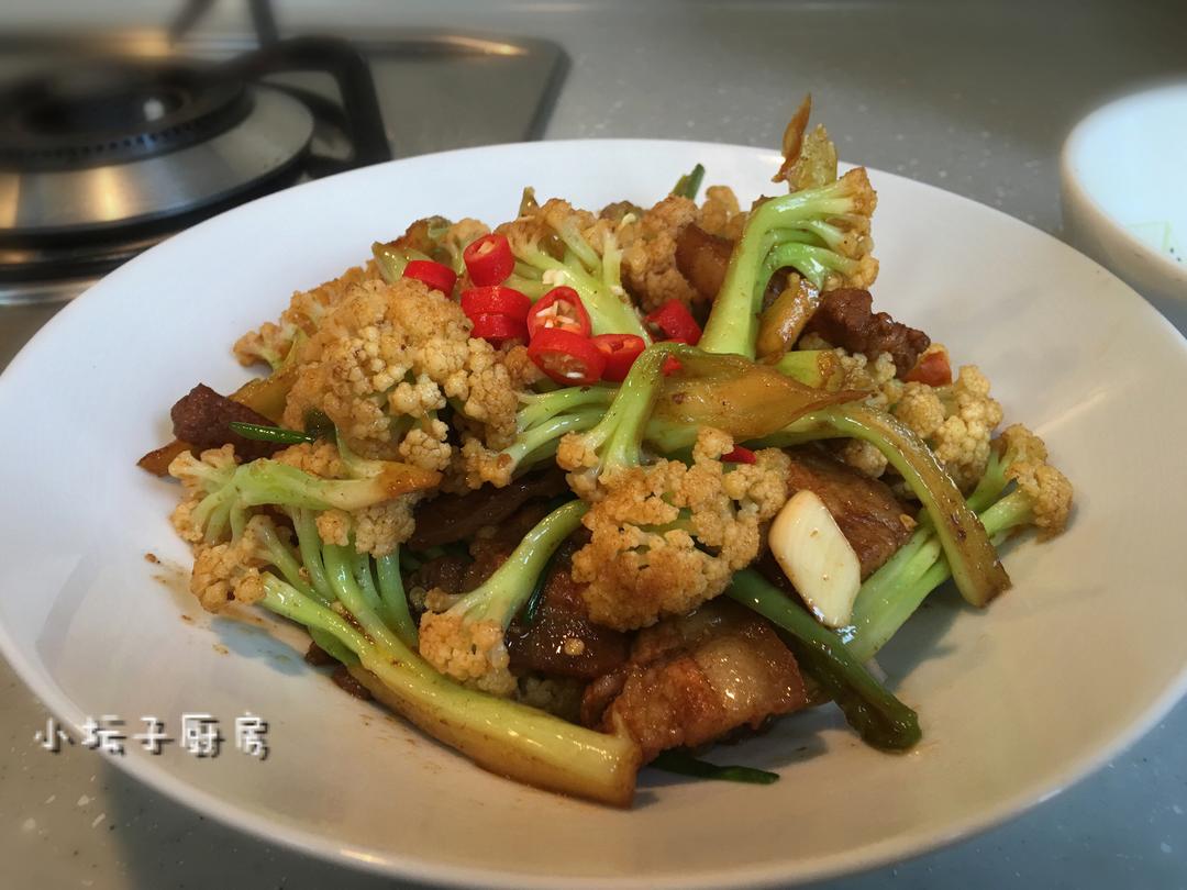 小坛子教你沙茶五香有机花菜