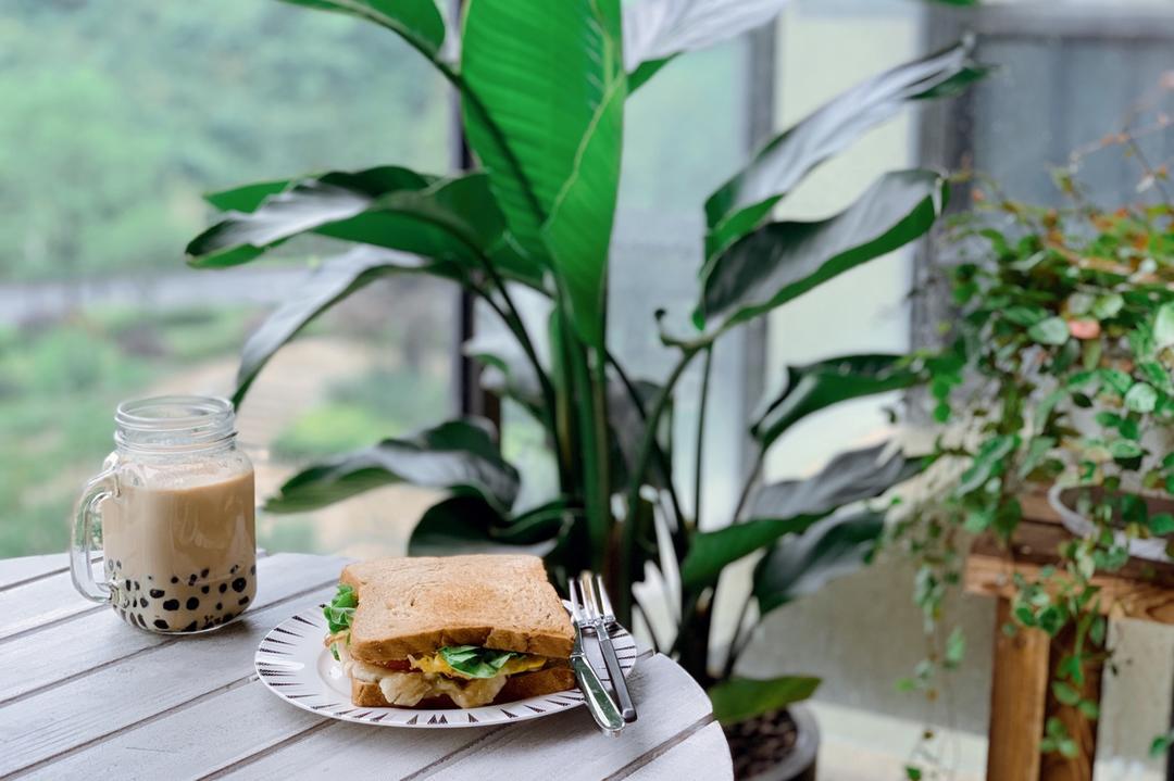 火腿芝士蛋三文治