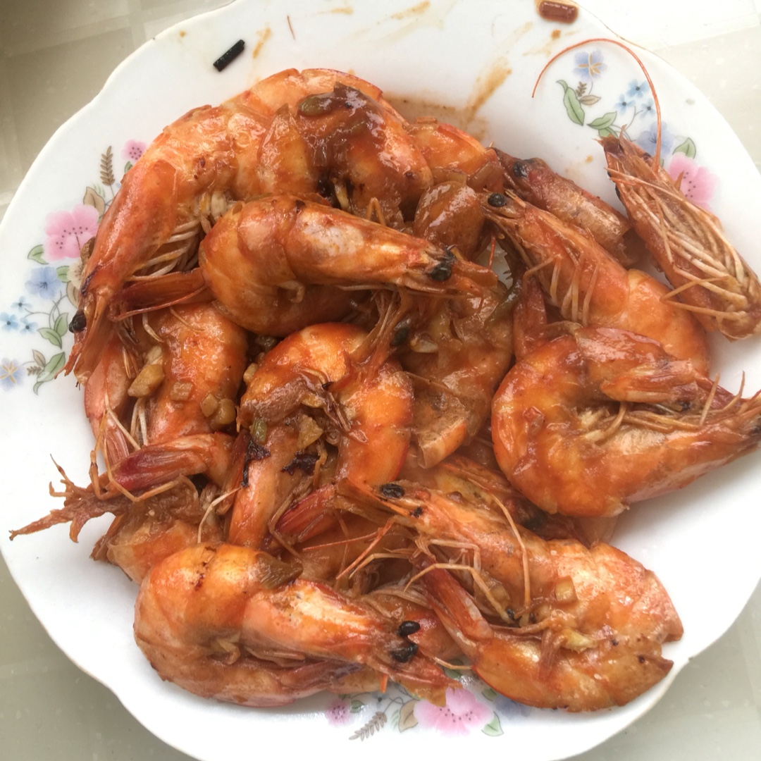 红烧基围虾