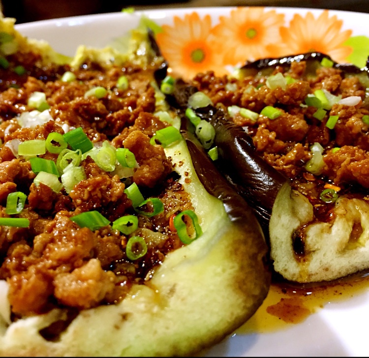 微波炉做出街头烧烤风的茄子