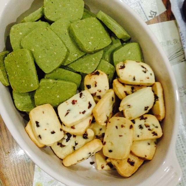 抹茶杏仁饼干