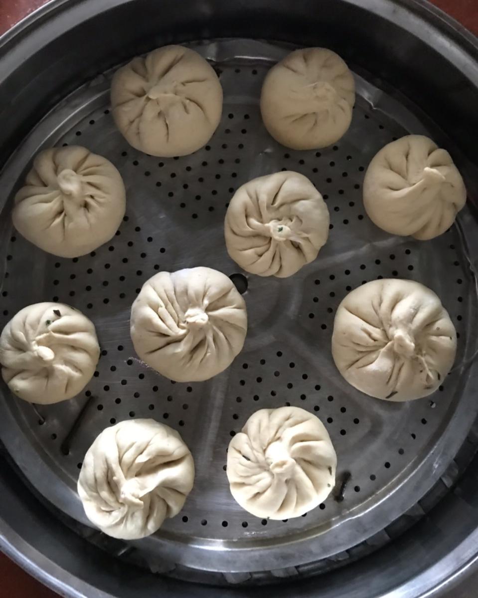 胡萝卜木耳鸡蛋素包子