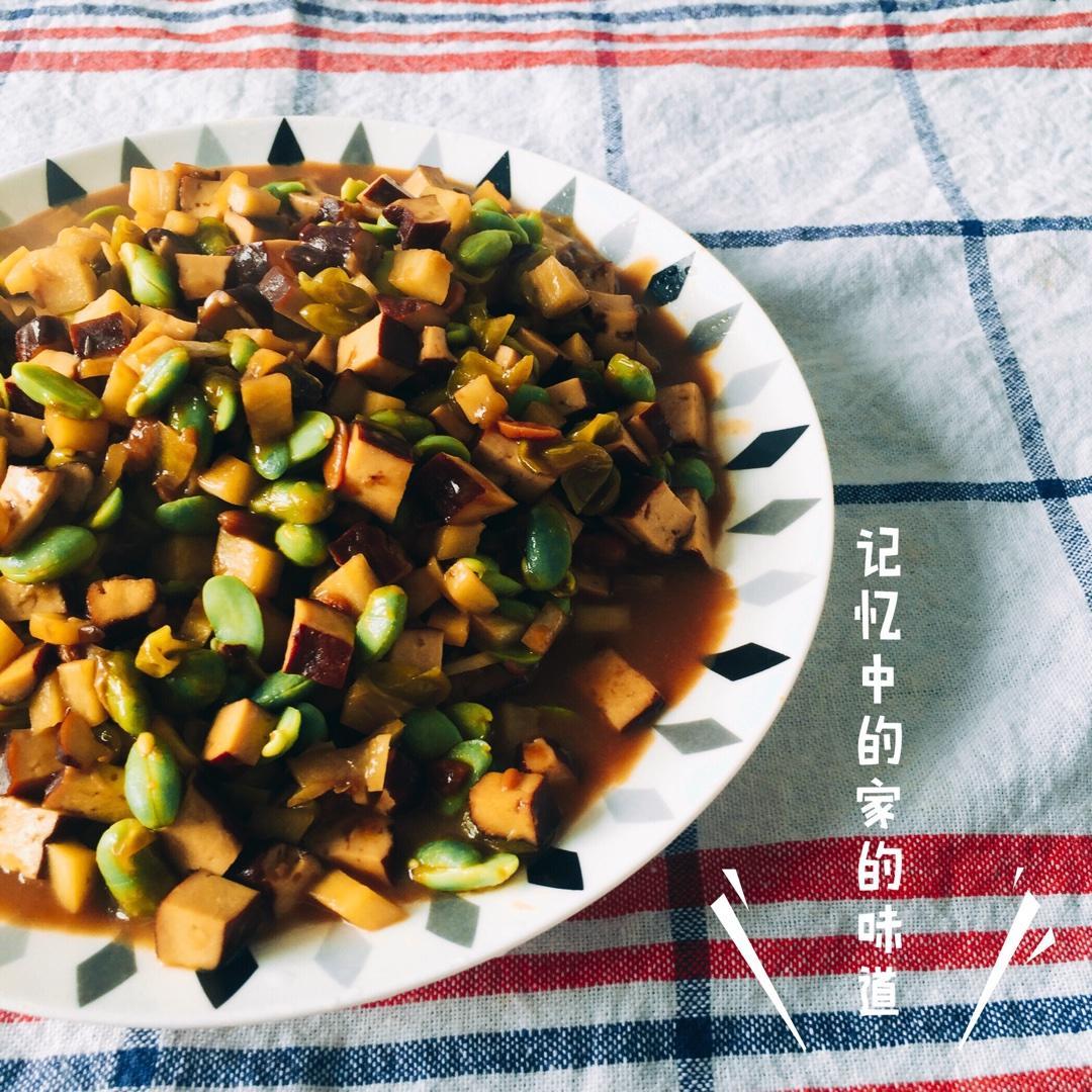 奶奶私房菜之快手下饭菜毛豆酱丁