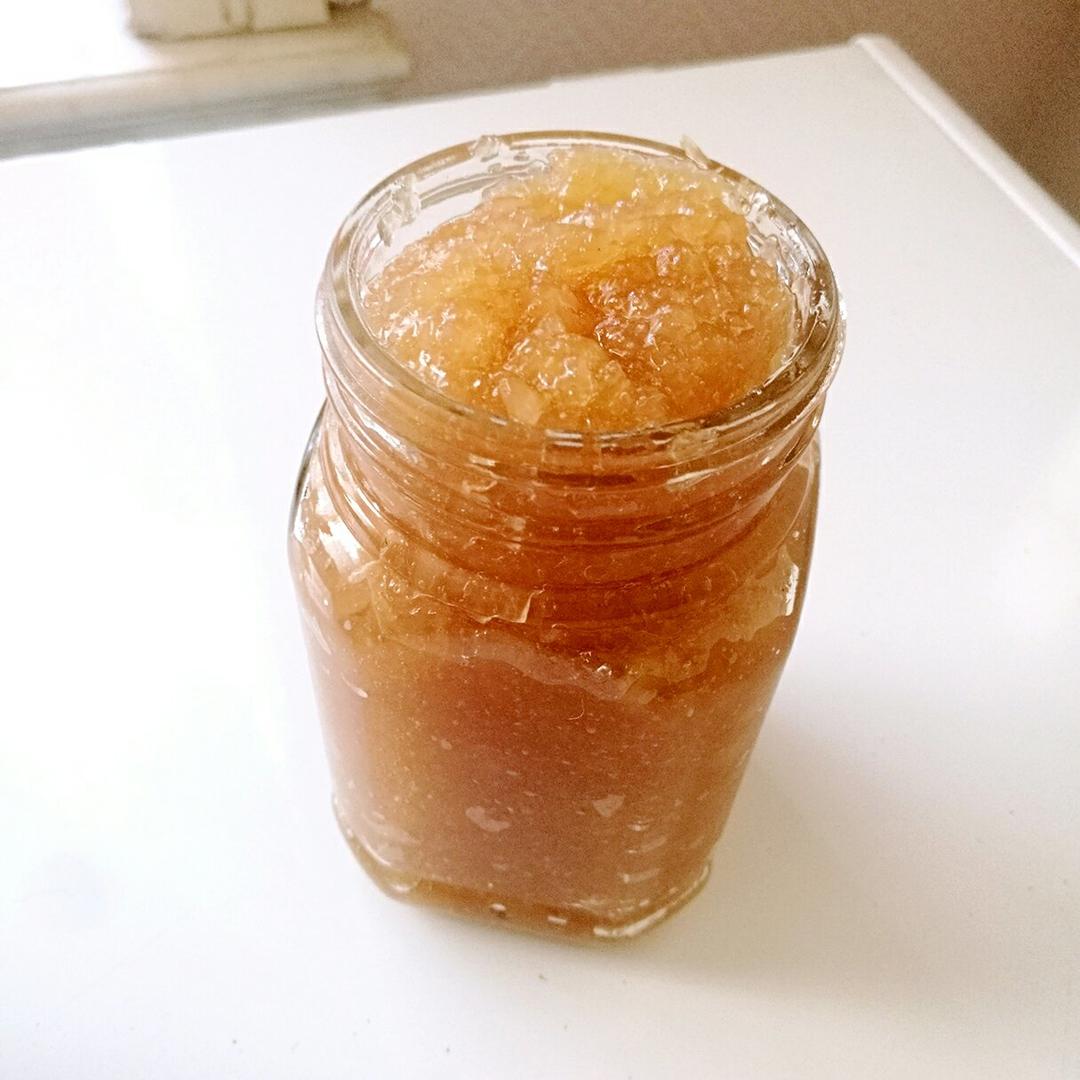 林家的小厨做的桃子果酱