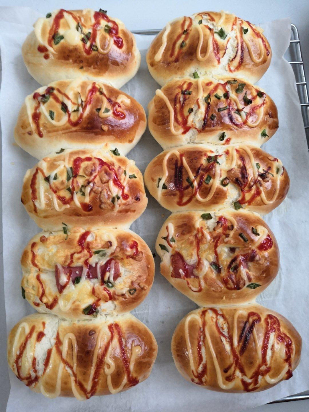 肉松沙拉酱面包（65度汤种）