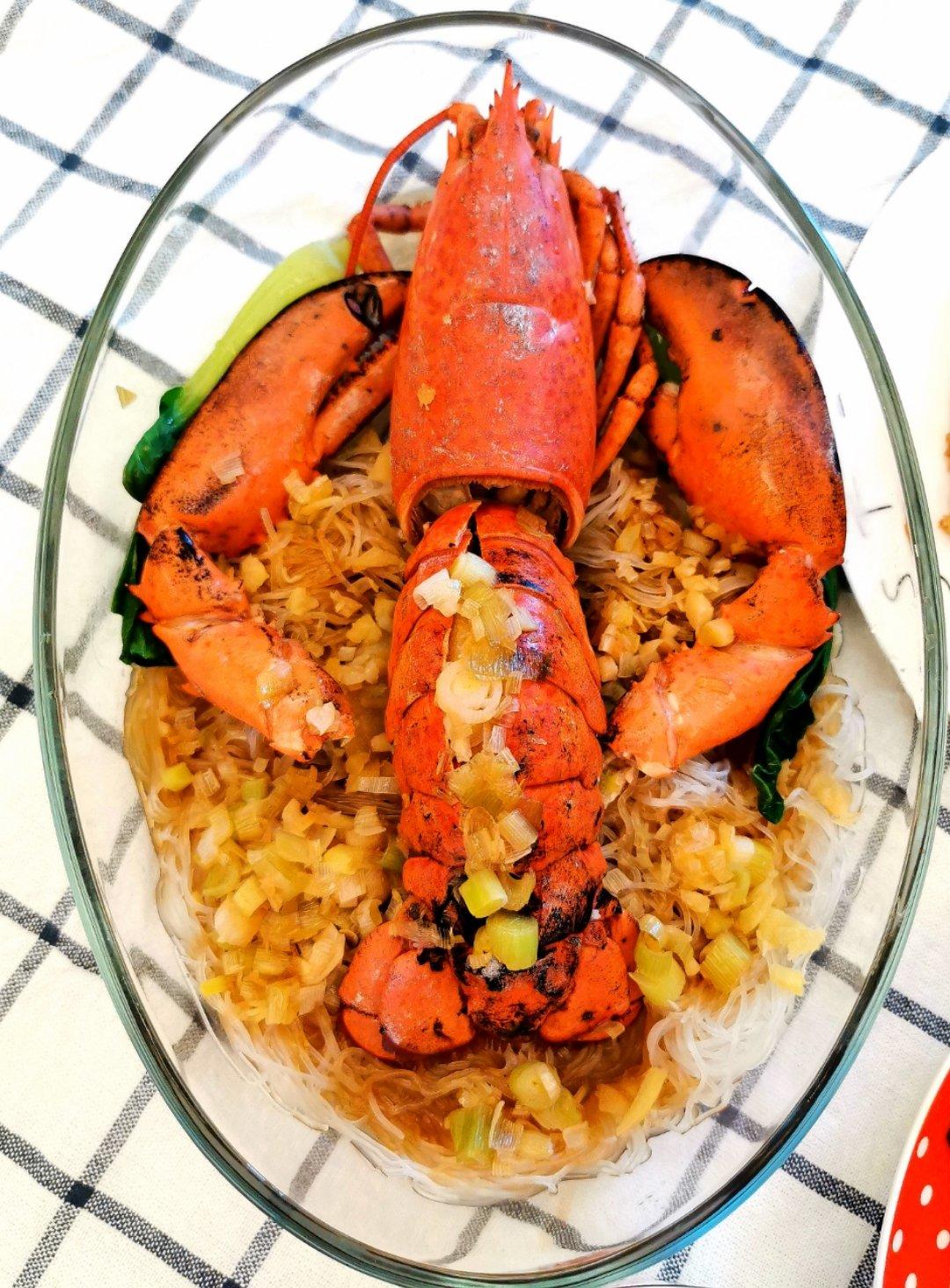 最美年夜饭—🧨红红火火过大年🦞蒜蓉粉丝蒸大龙虾🦞