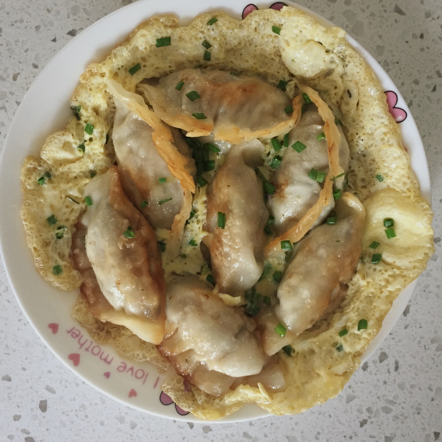 蛋抱煎饺（速冻饺）