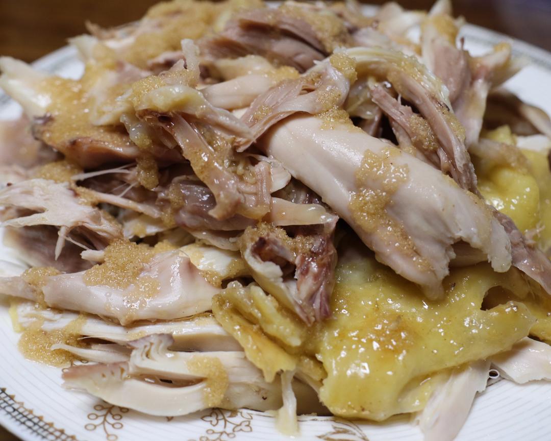 家庭版电饭煲盐焗鸡的做法