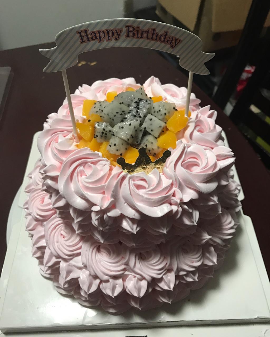 心愿_b7lq做的水果奶油【生日蛋糕】
