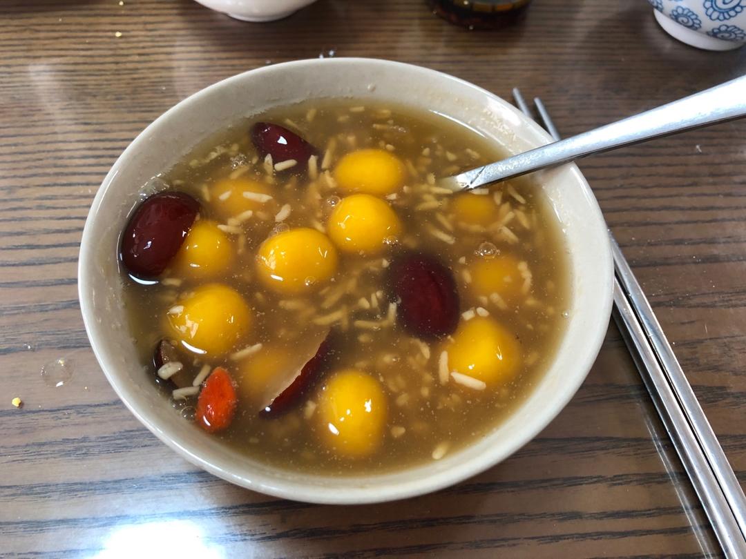 酒酿南瓜丸子