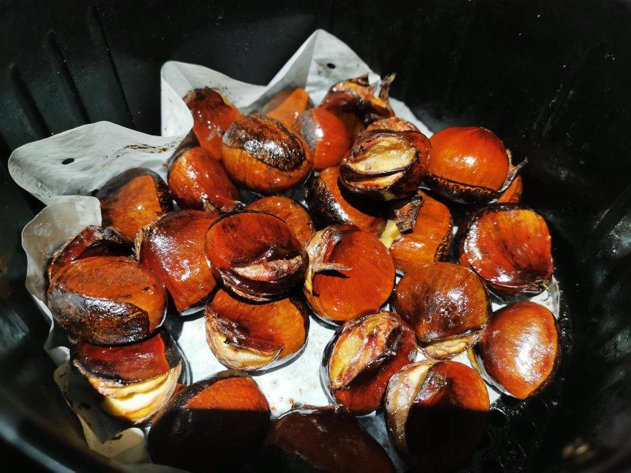 （超好剥壳！）空气炸锅蜂蜜板栗——美味停不下来