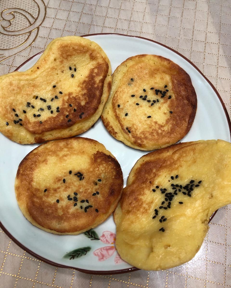 新鲜玉米渣巧利用之玉米鸡蛋饼