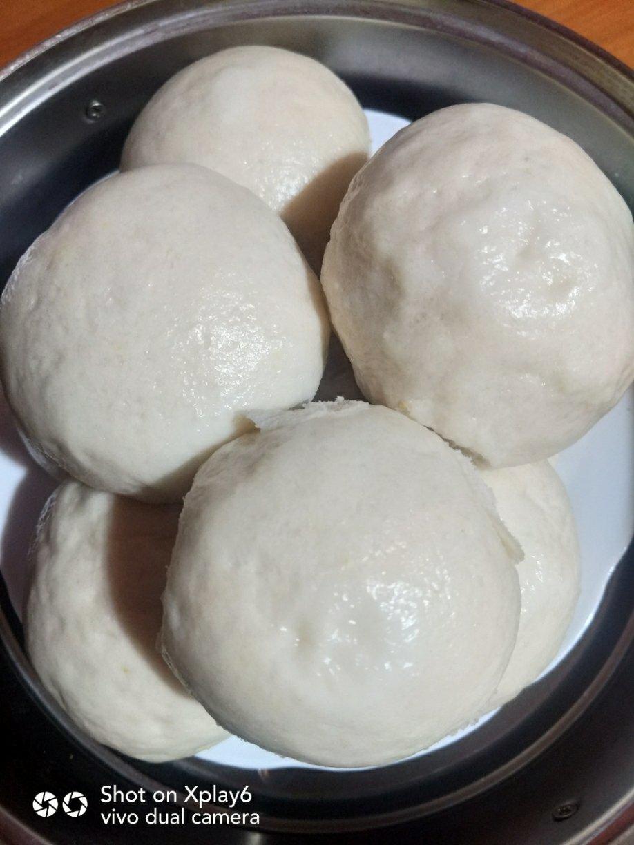 纯手工奶香馒头【无泡打粉，无添加】