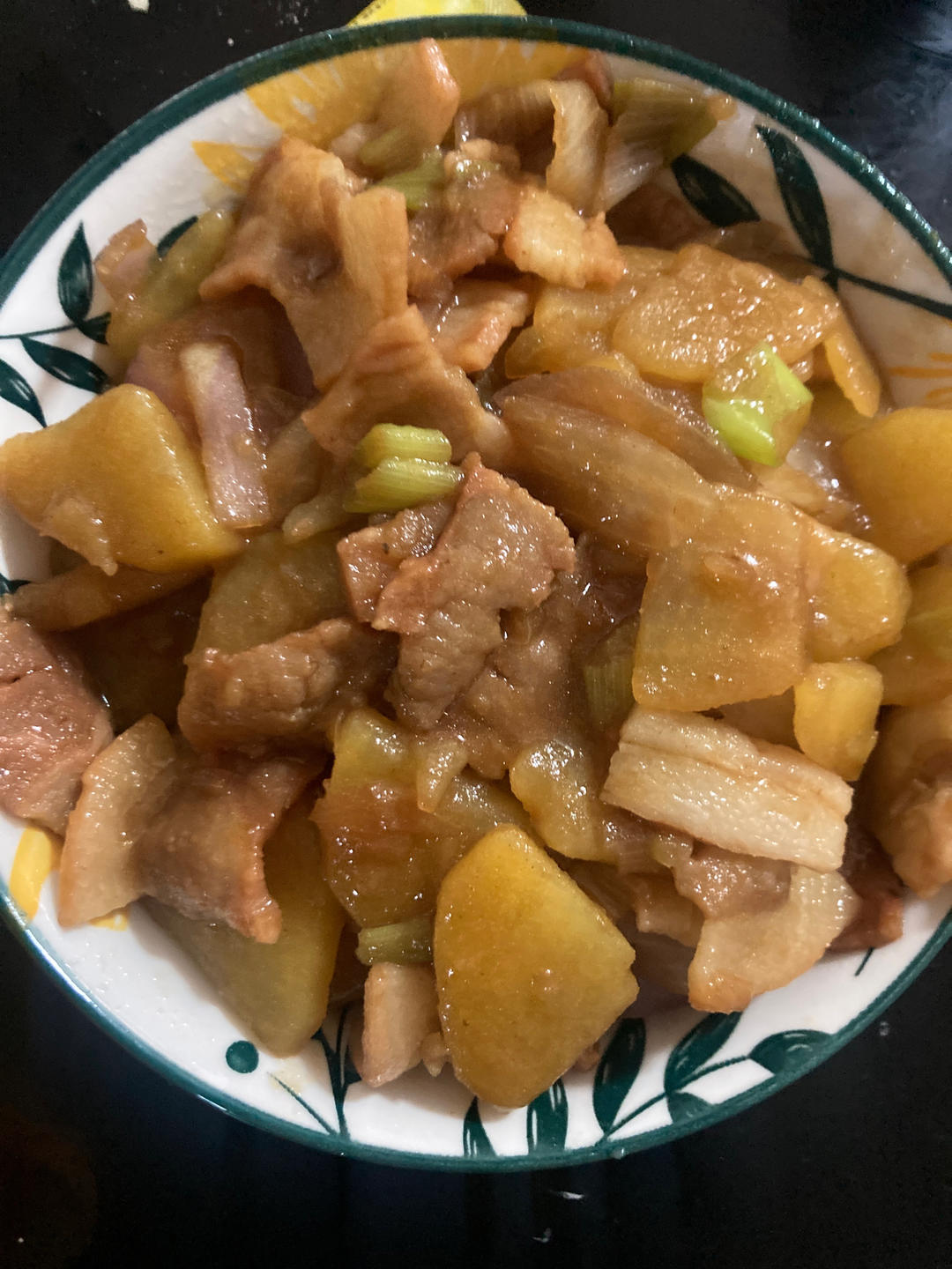 土豆烧肉片
