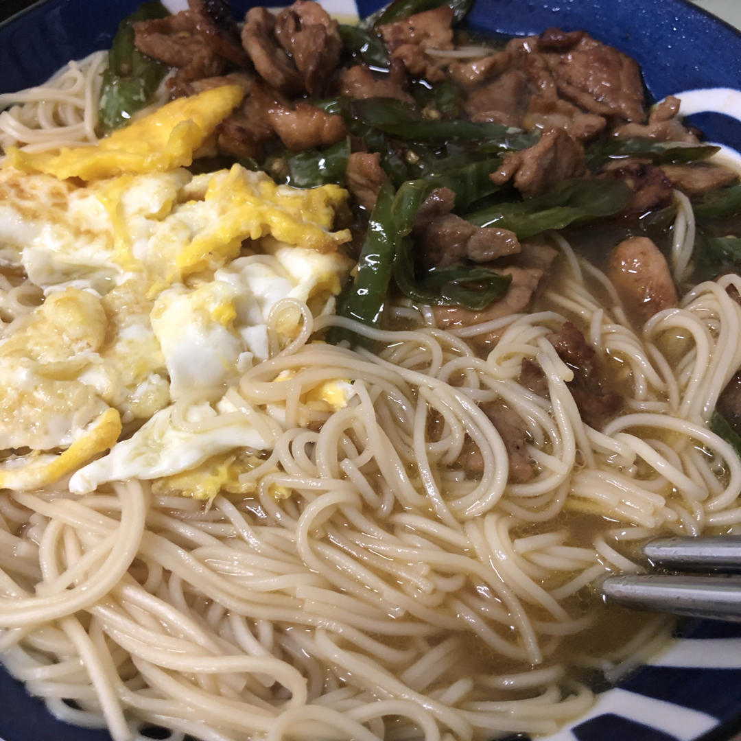 青椒炒肉盖码粉/面