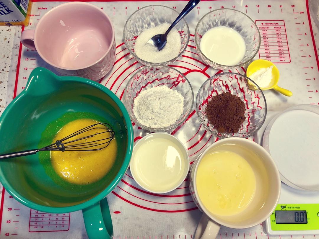 详细版！6寸巧克力戚风蛋糕，100%成功！