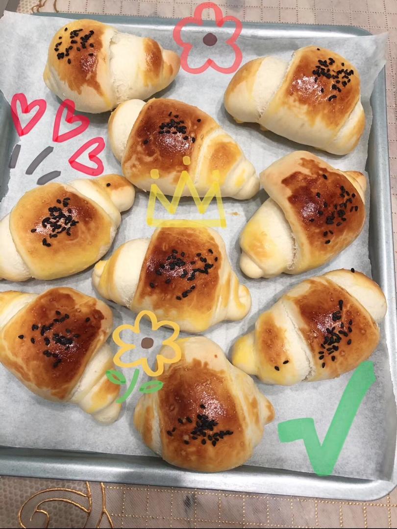 秒光！后悔没早做的小牛角包