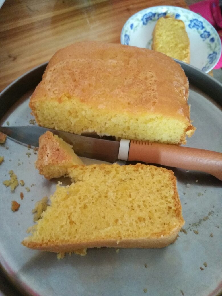 面包机做蛋糕(懒得打发鸡蛋的🐷)