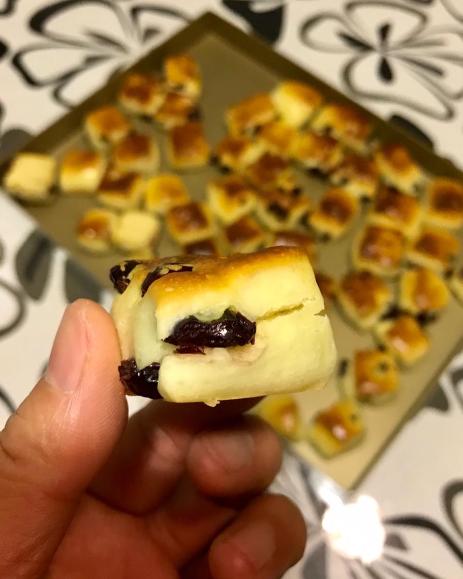 蔓越莓优格小面包块