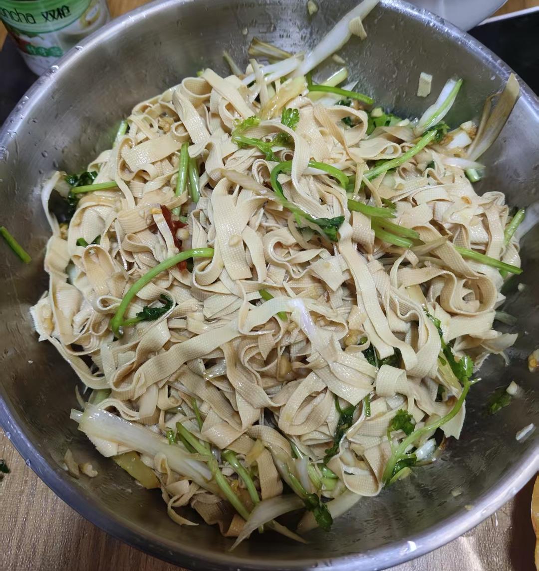 葱油干豆腐