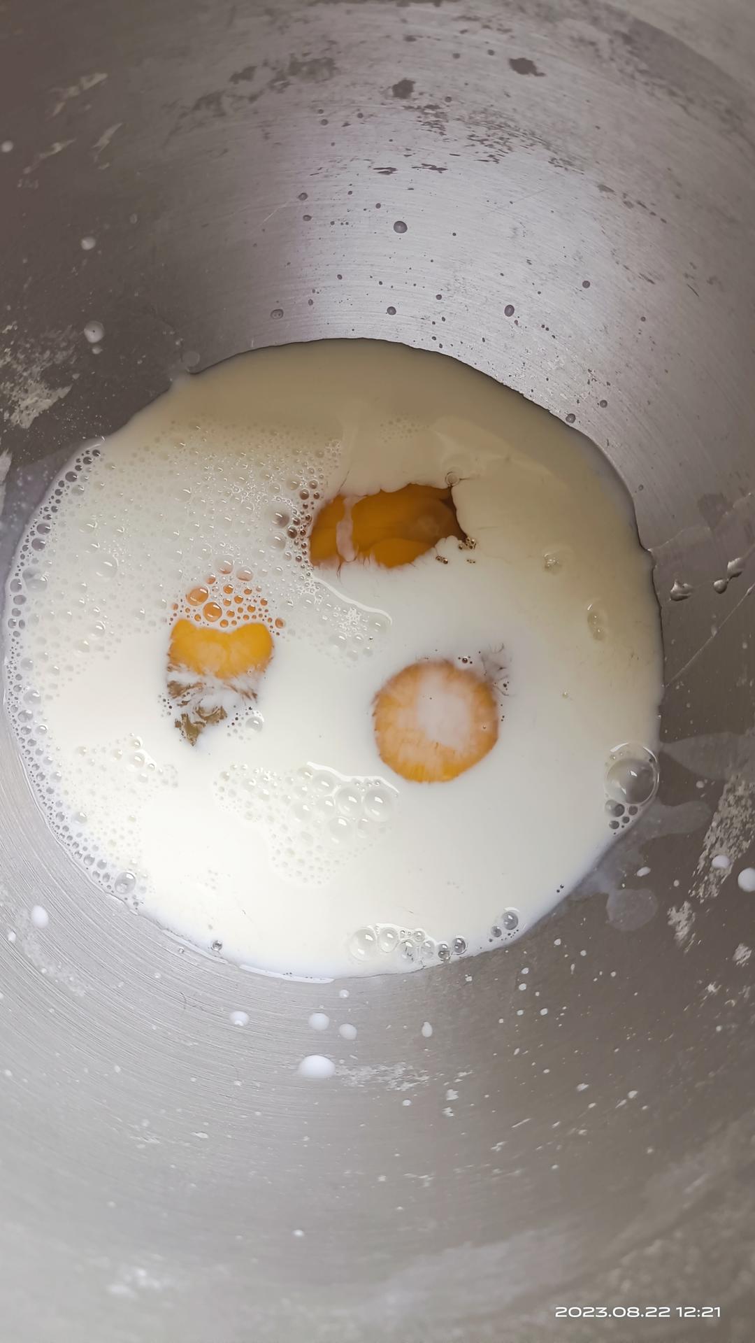 纯奶手撕吐司的做法 步骤1