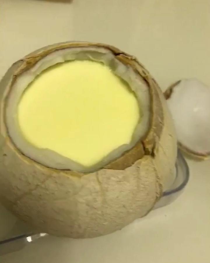 原只椰子炖蛋