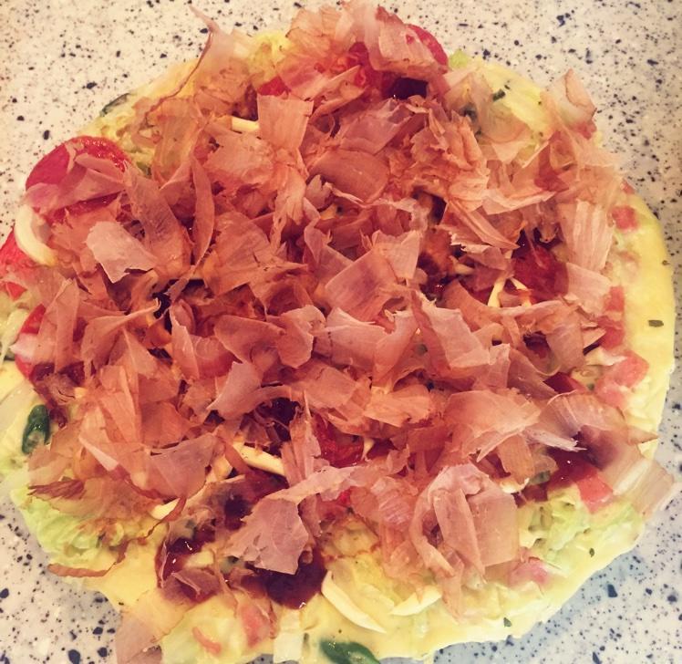 日式海鲜饼-大板烧的做法