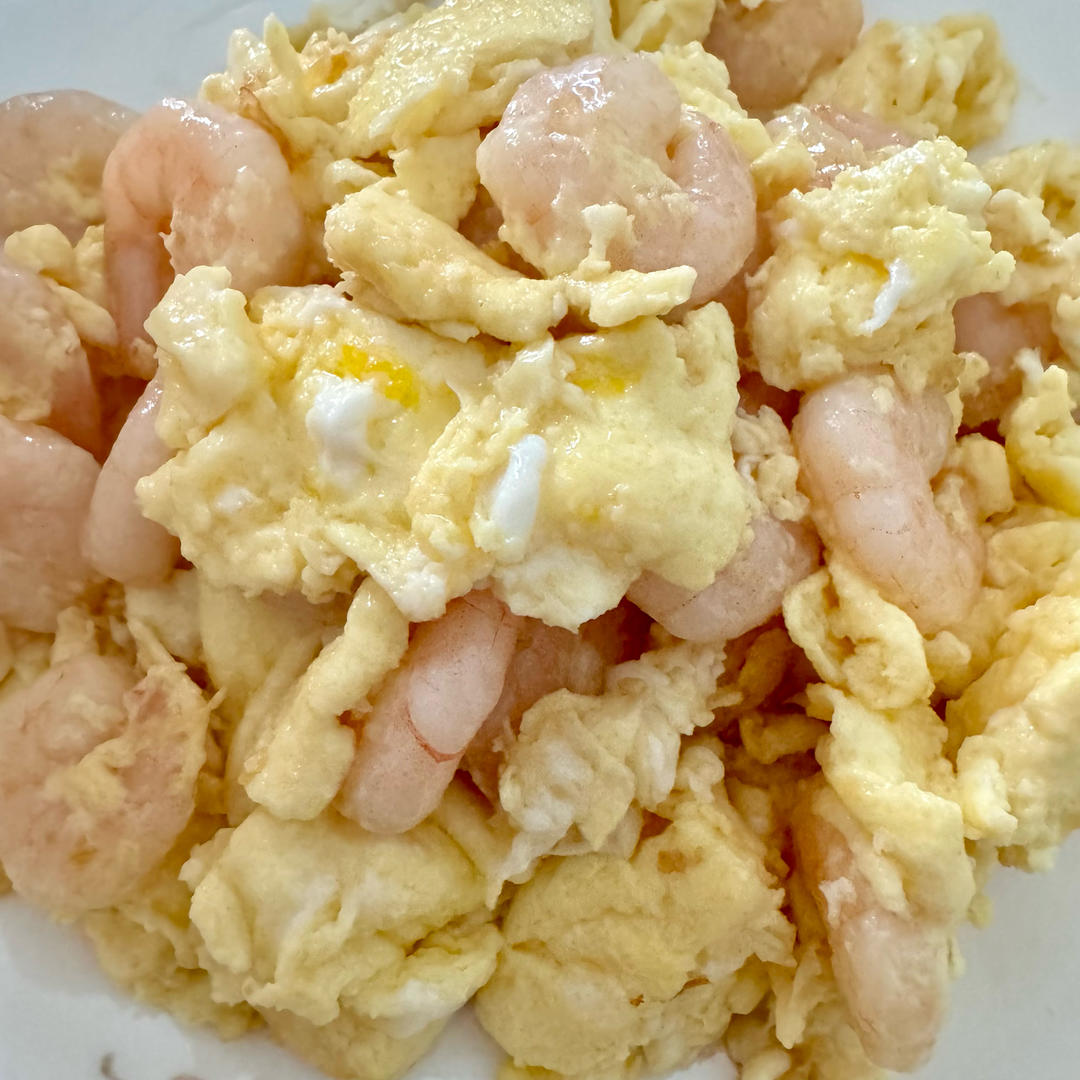 【虾仁滑蛋】超嫩滑，复刻茶餐厅经典