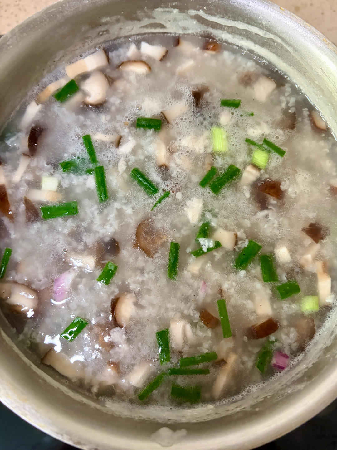 香菇海参粥（大米稀粥）——中式一日三餐（二百九十八）