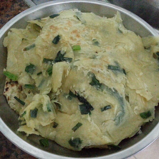 自制葱油饼