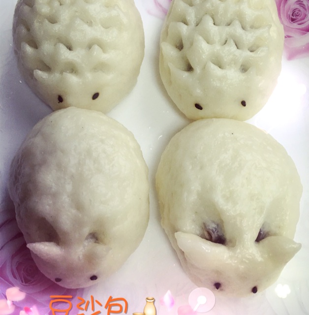 小刺猬豆沙包