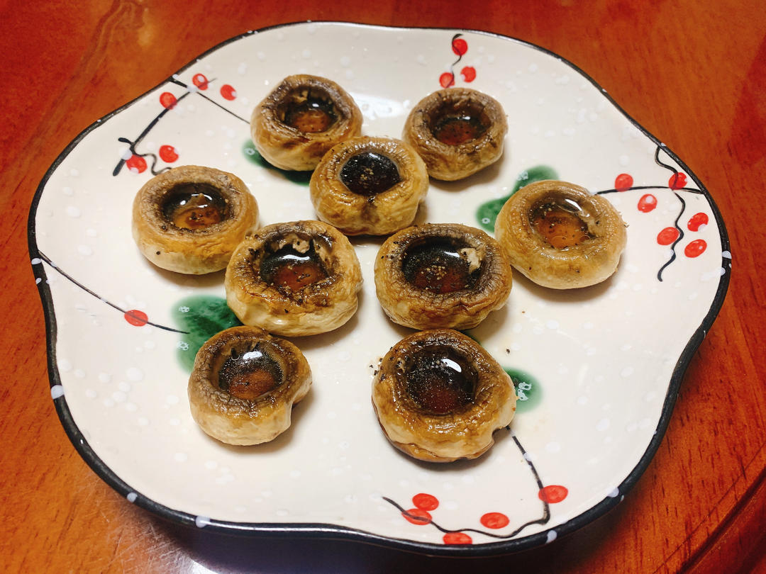 好吃，烤它！烤口蘑