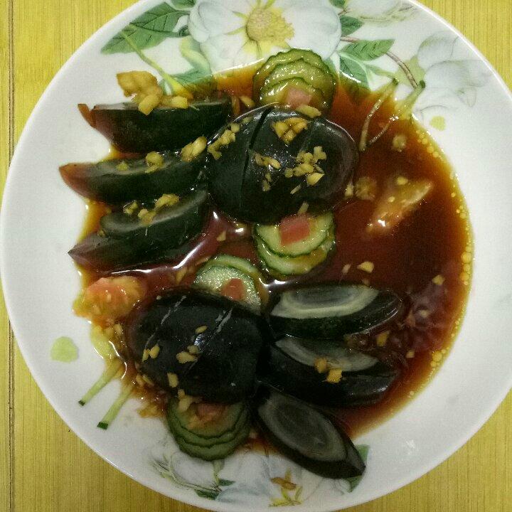 姜汁松花蛋