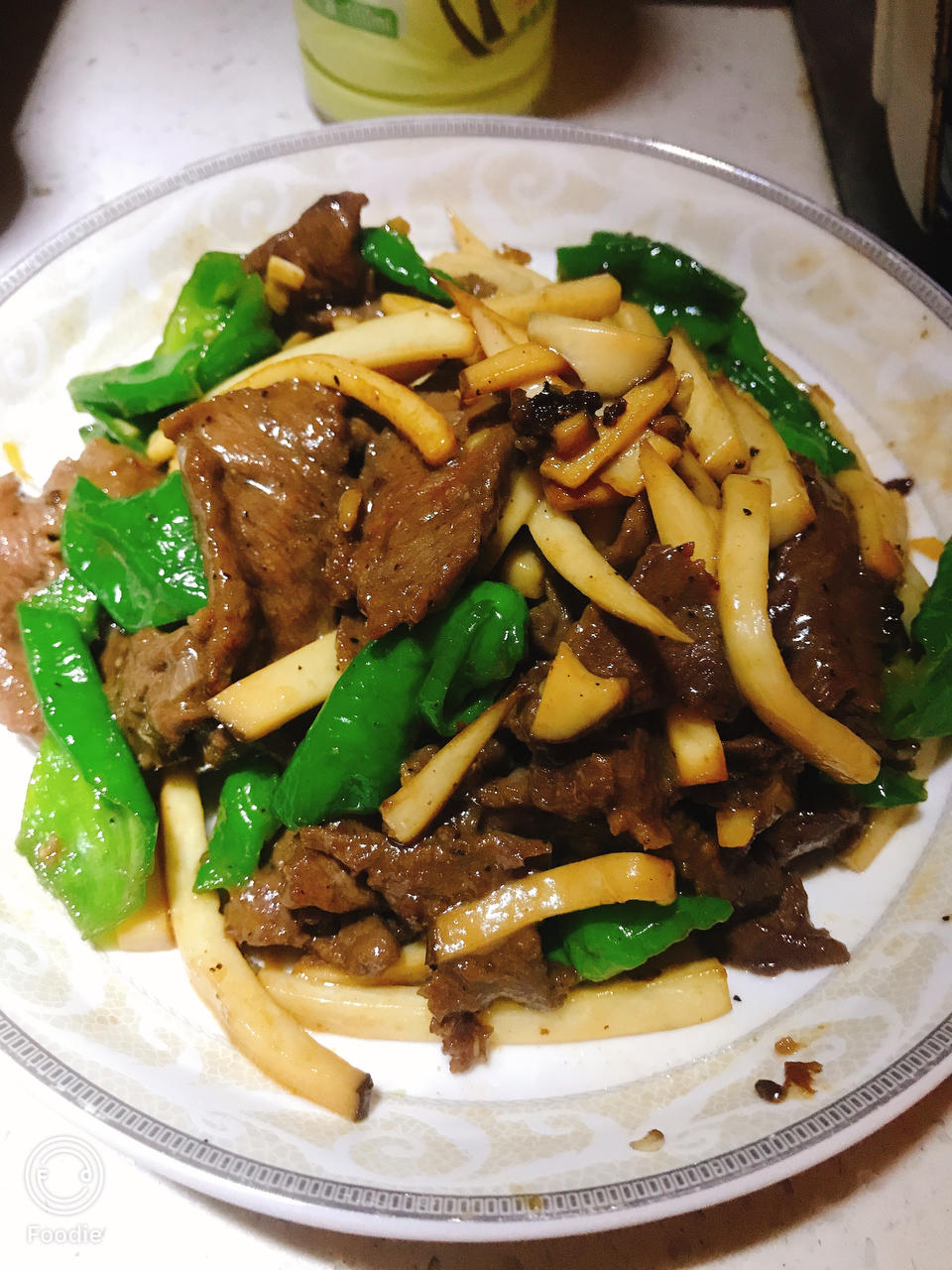 杏鲍菇炒牛肉改进版