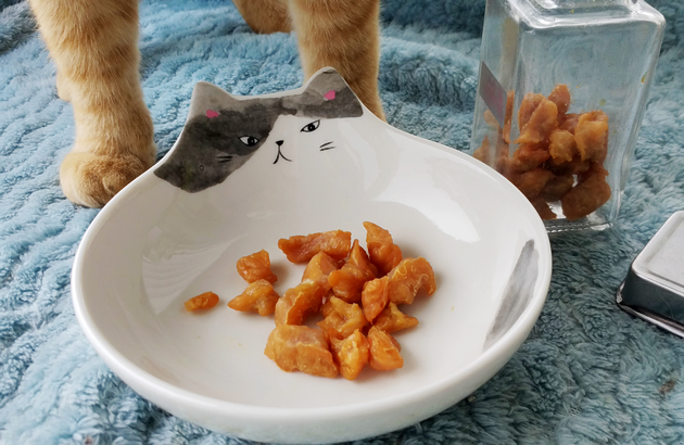 猫零食—纯烤鸡肉丁