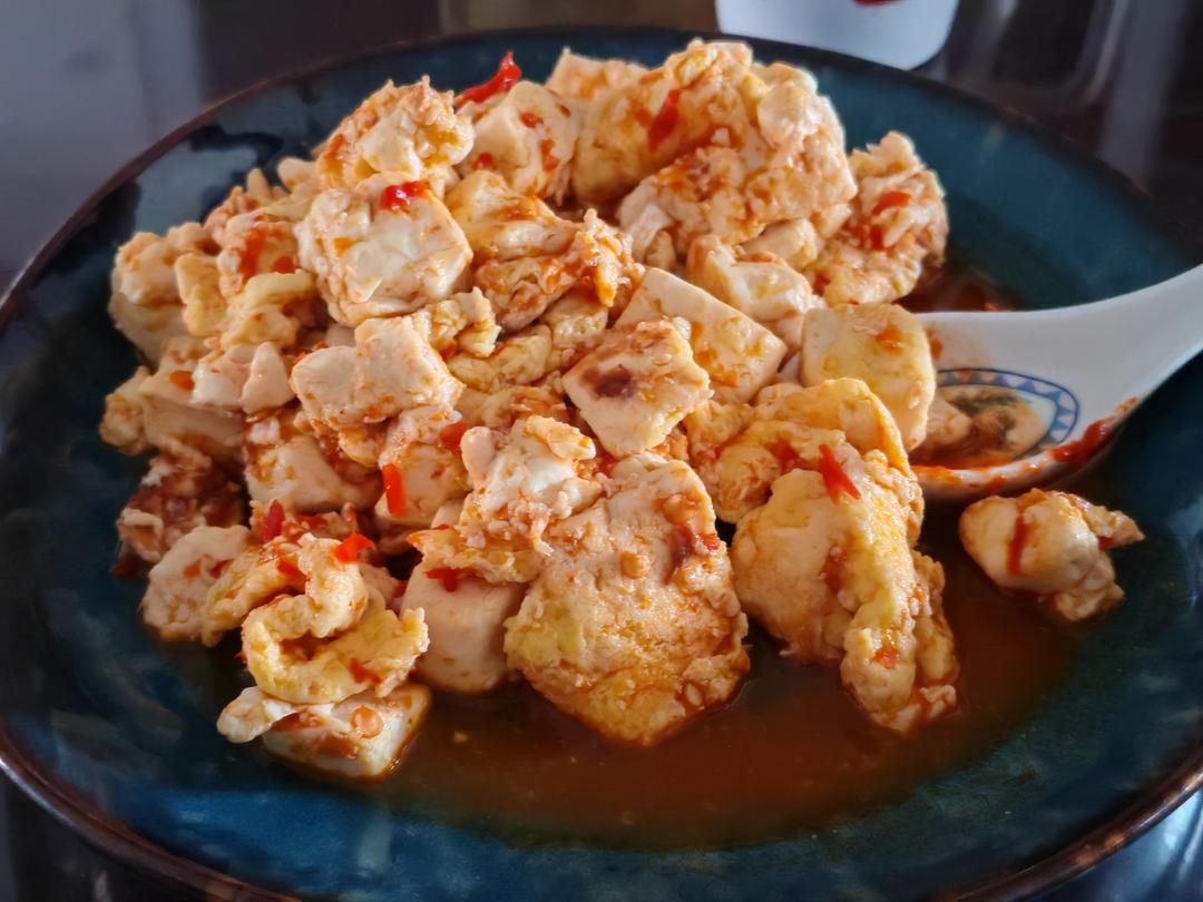 鸡蛋烧豆腐