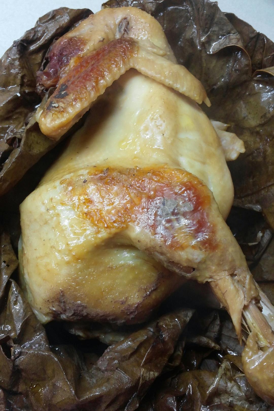 lapwsmile做的小羽私厨之荷叶包鸡