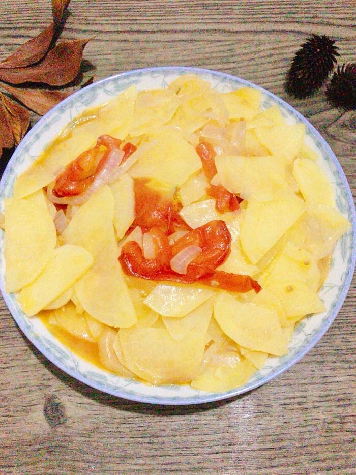 番茄炖土豆的做法