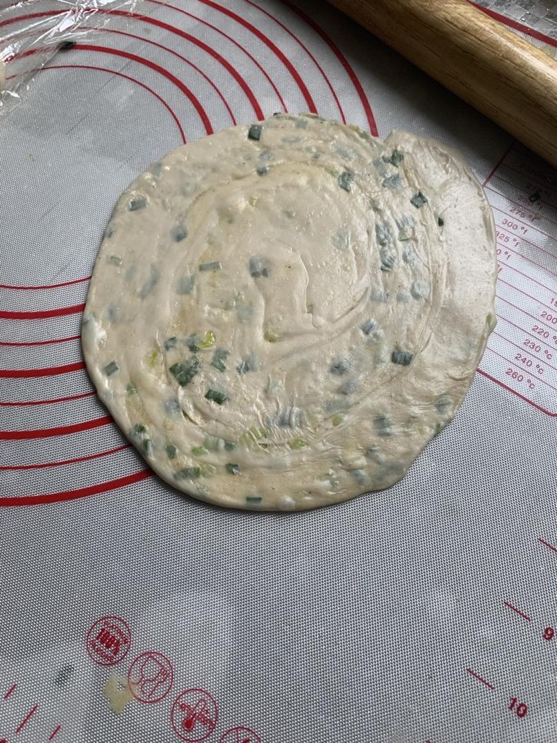 香酥千层饼，葱油饼，酥掉渣了