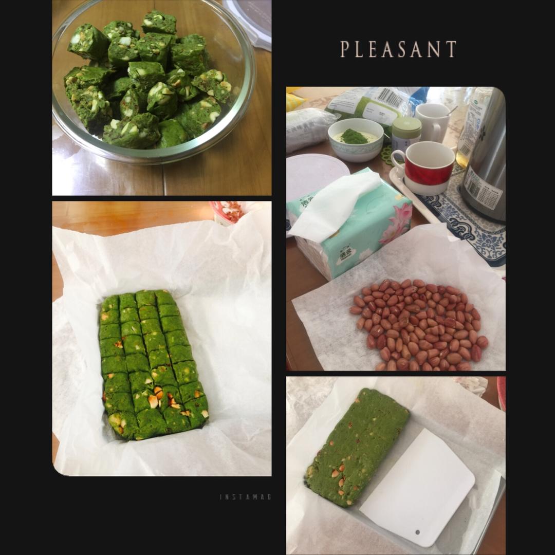 抹茶牛轧糖 （棉花糖版）