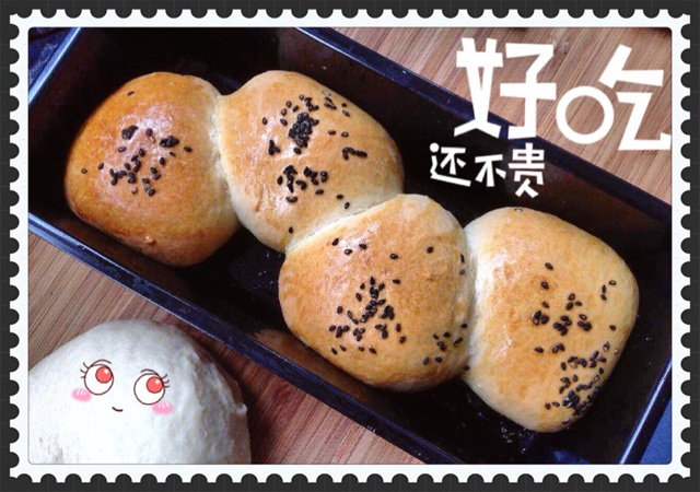 大人小孩都爱不释口的【蜂蜜牛奶小餐包】