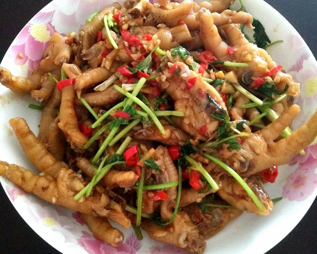 香辣蒜香鸡脚