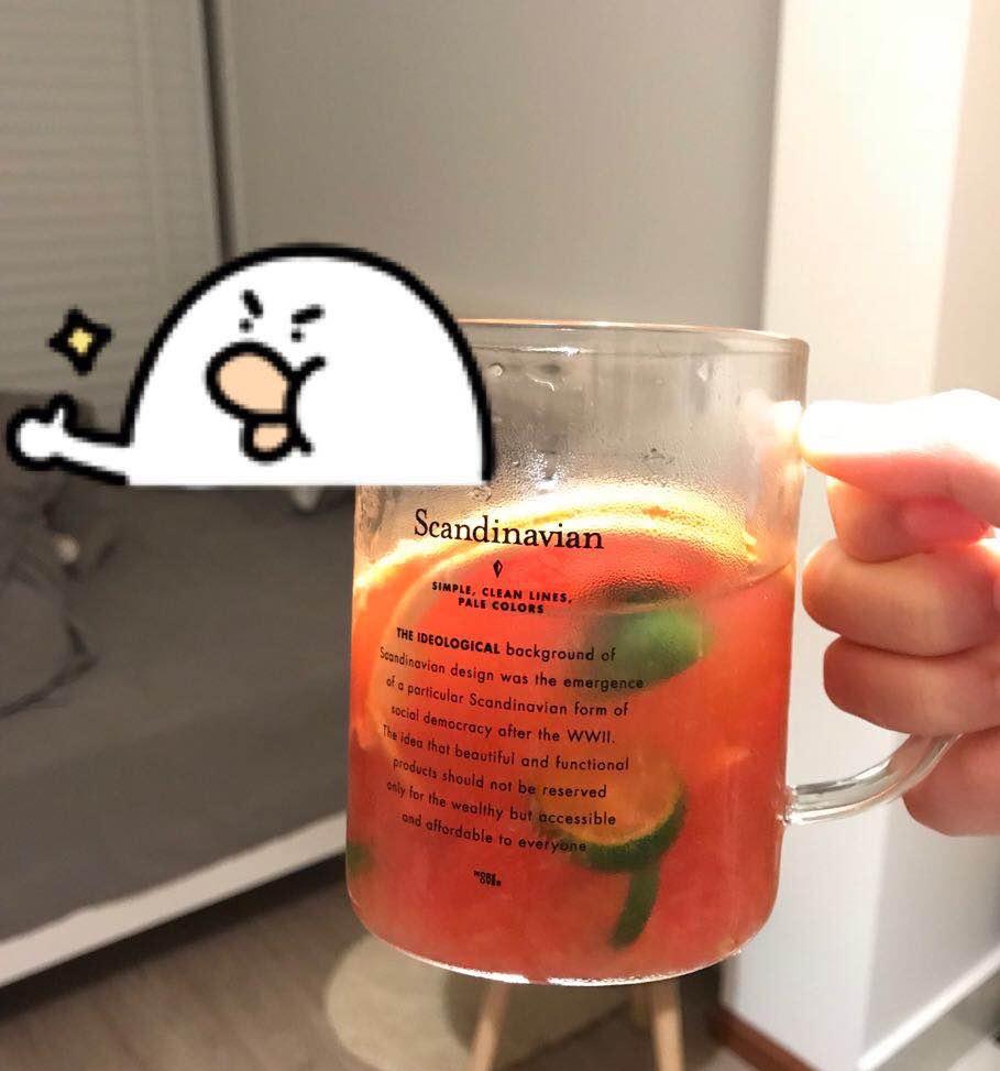 夏日晚霞葡萄柚冰茶