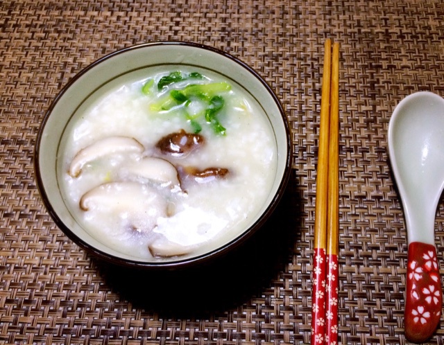 香菇青菜粥