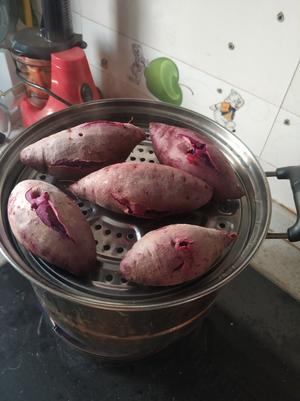 老婆爱吃的蒸紫薯 好吃又减脂的做法 步骤4